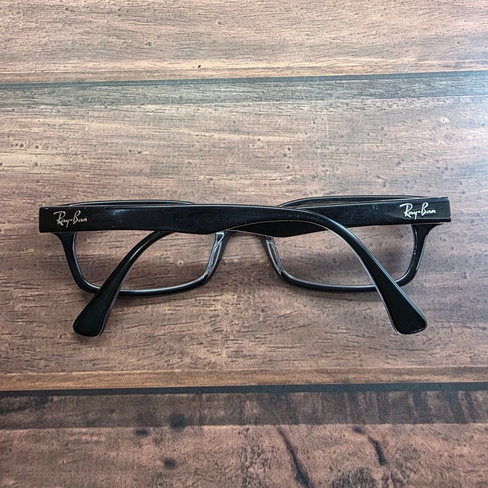Ray-Ban RB 5150 2034 Black‎ Clear Rectangular Eyeglasses Frames 50-19-135